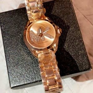Micheal Kors Rose Gold MK watch